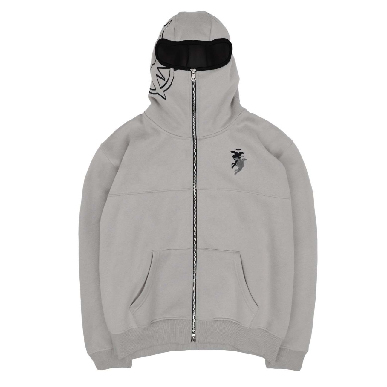 Men's Jackets Embroidered American fashion brand bandit design hooded zipper cardigan sweatshirt couple's windproof high street jacket