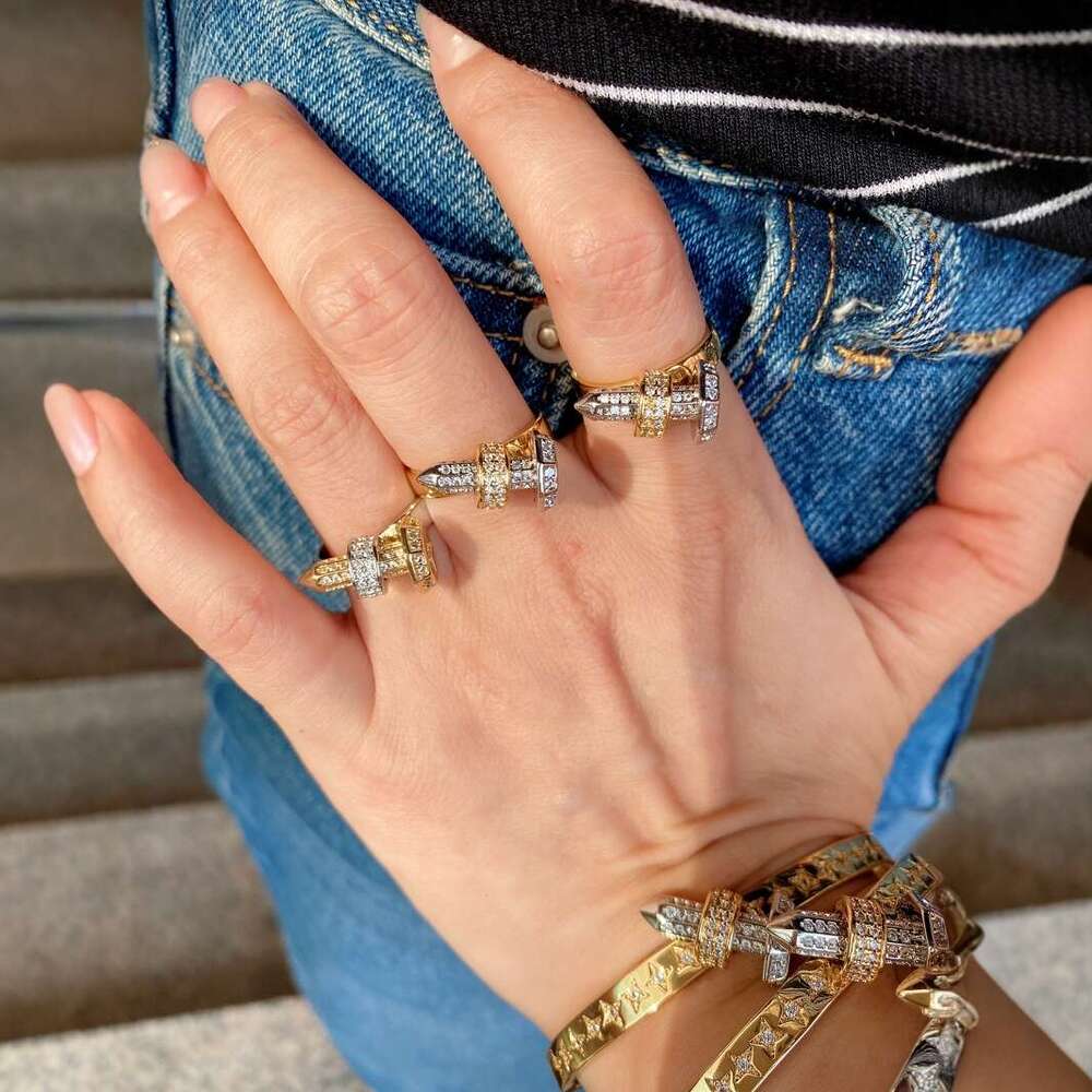 designer bracelet women luxury jewelry Tone Luxury Jewelry Designer For Women Inlaid Zirconia Bracelet mens bracelet designer American Gold and Silver - view 5