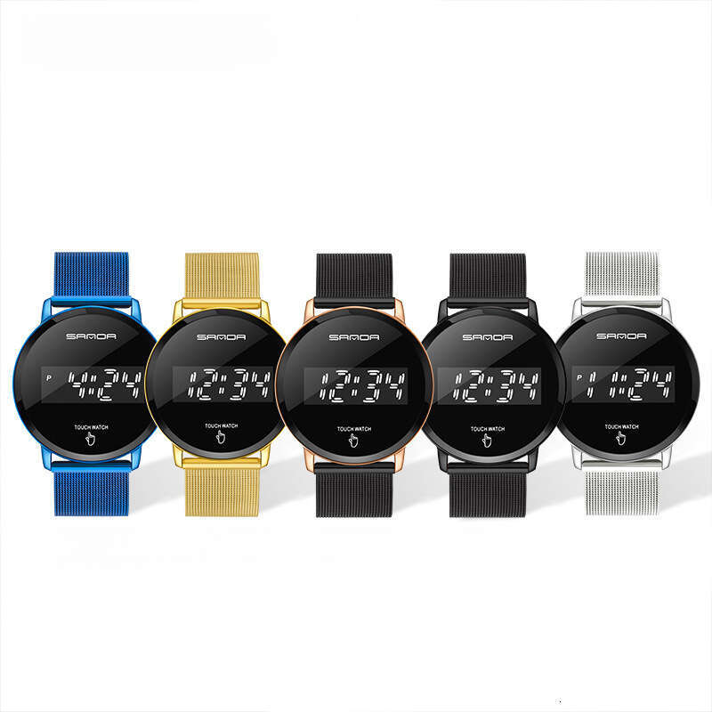 DHwatches LED Touch Screen Women Waterproof Student Special Forces Youth Sports Multi-Function Men Electronic Watch