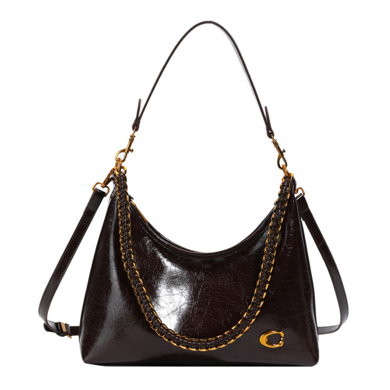 Designer Bag French-Inspired Chain Strap Shoulder Bag - Trendy Mini Square Crossbody Purse for Women, Luxury Viral Fashion Bag