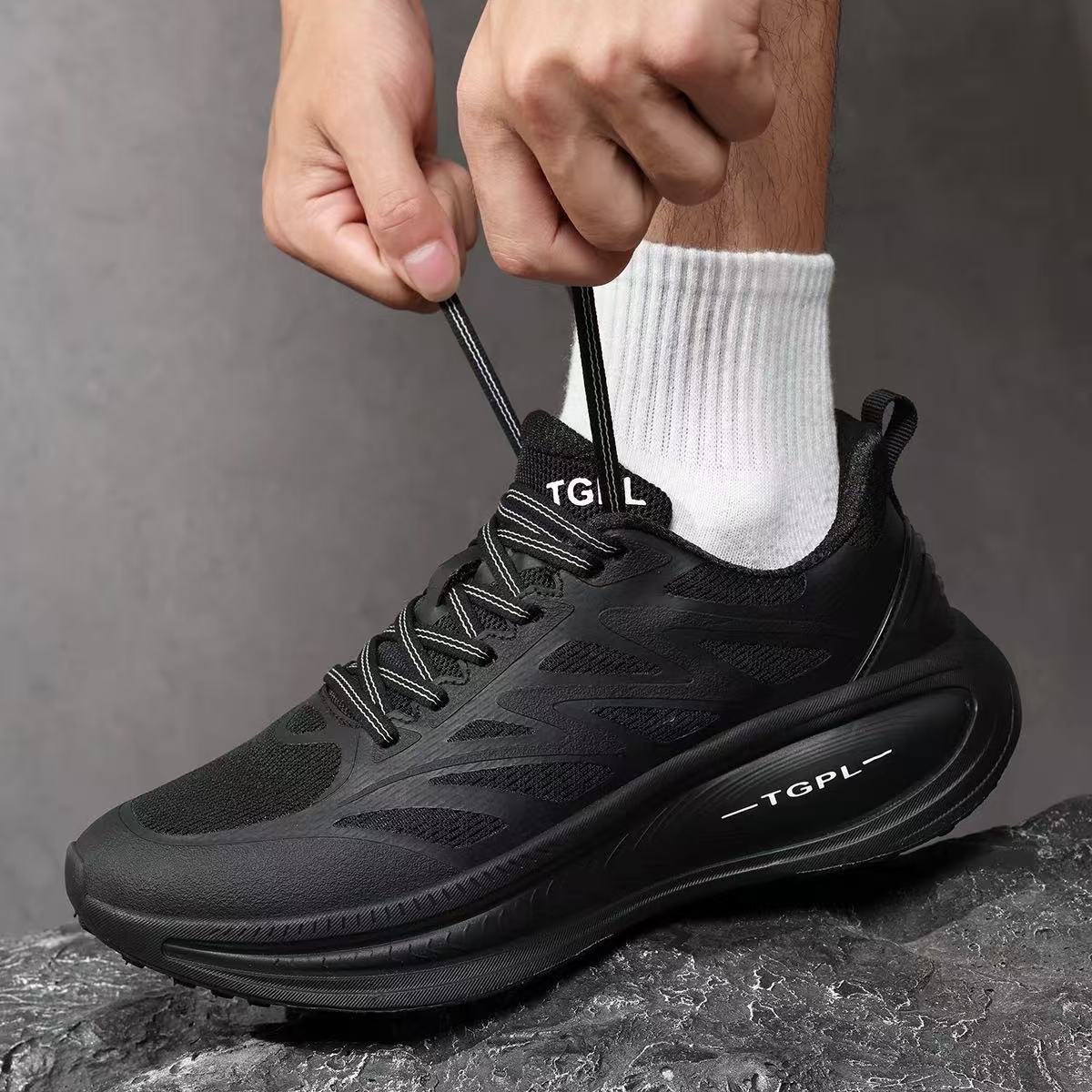 TGPL New Travel Shoes Summer Mesh Breathable Lightweight Running Shoes Men's Shoes Women's Shoes Ultra-Light Shock Absorbing Sports Shoes St