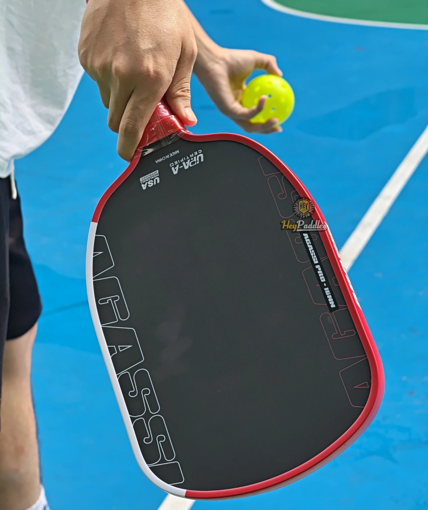 2025 Agassi Pro IV 16mm Thermoformed Pickleball Paddle GEN 4 TFP Foam Core T700 Carbon Fiber Pickleball Rackets