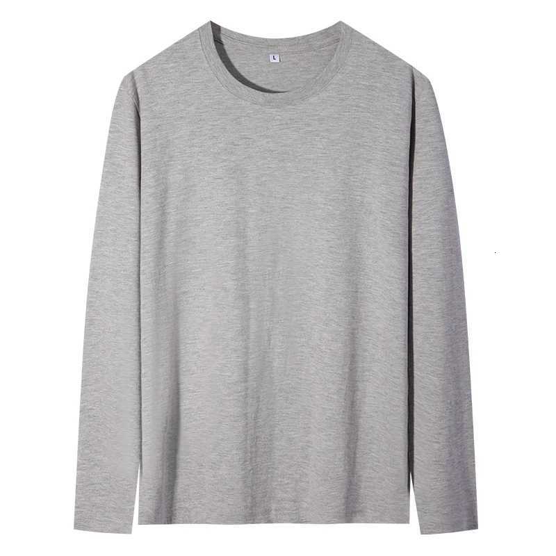 2025 Spring Summer Mens ONeck TShirt Long Sleeve T Shirt Male Solid Tshirt Man Clothing Breathable Men Tops TeesXJ250915