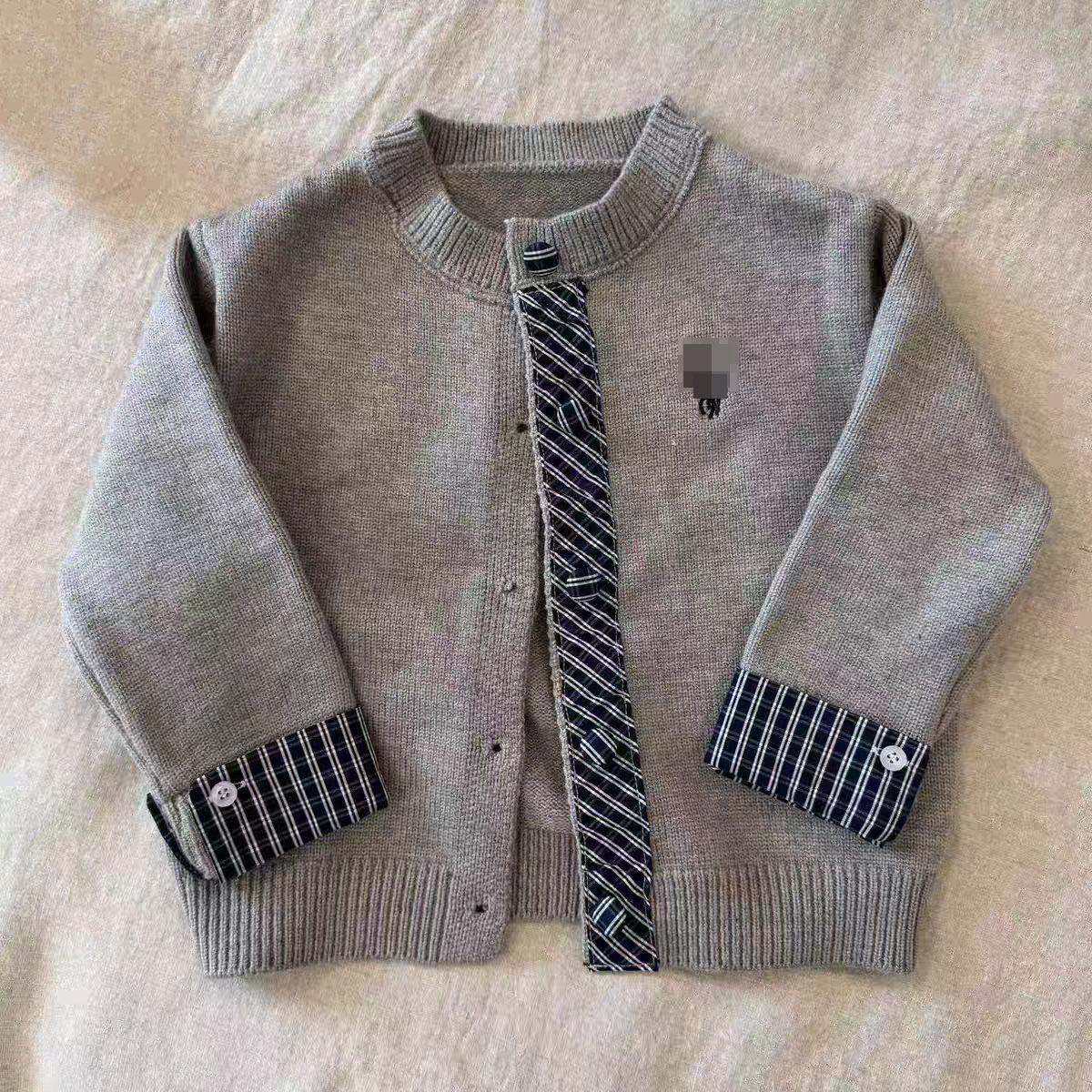Baby POLO Sweater Kids Knit Cardigan Boys Girls Sweaters Jackets Childrens Coat Childrens Clothing L251104