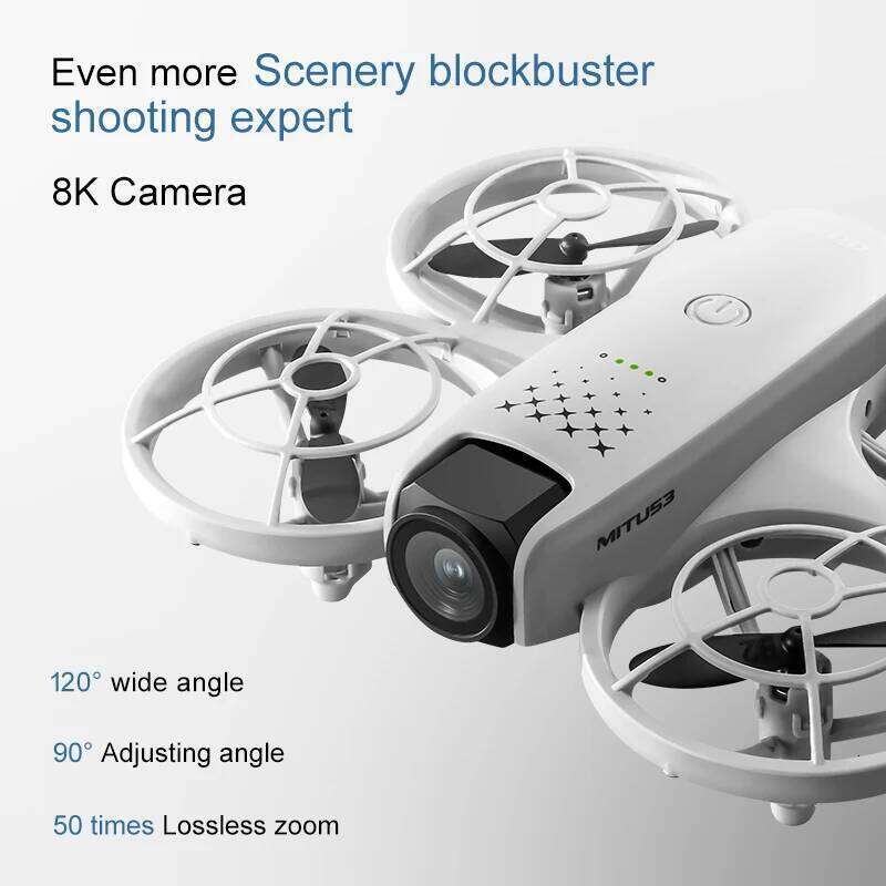 NEW Drones V53 GPS 8K Professional HD 180° Dual Cameras 5G WIFI Brushless Motors Obstacle Avoidance FPV Foldable Quadcopter Toys