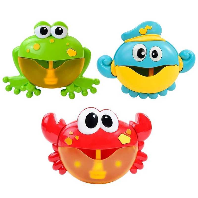 Creative Bubble Bath Toy for Kids Bubble Crab Frog Bubble Machine Bathroom Bathing Water Play Toys Bathtub Bubble Maker Toy Gift C250915