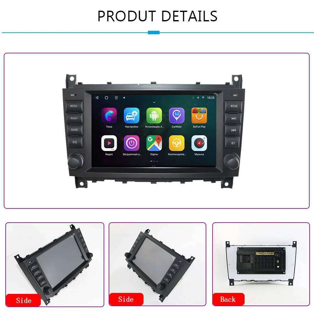 LE Android for Mercedes Benz Class C W203 W209 C180 W219 2004-2011 Carplay Multimedia GPS 2din Car Radio 8inch-NO06