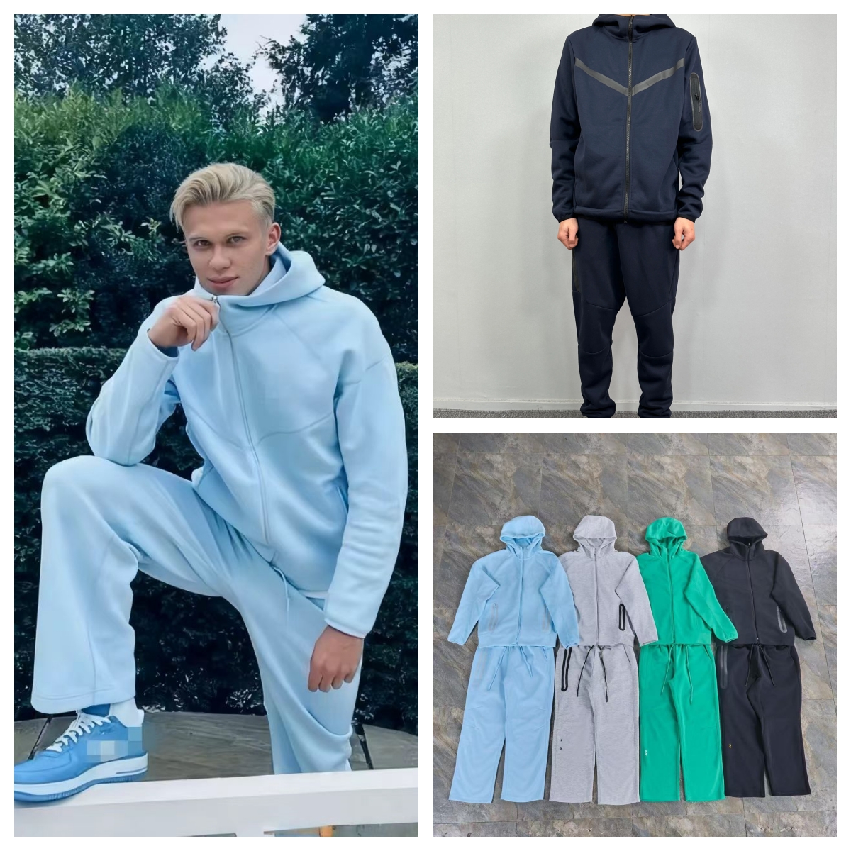 Mens Sports Nocta Tracksuit Designer Hoodie Pants Set Two Piece Full zip hoodies sweater Tech fleece Jogger Trousers Tracksuits Bottom Trainer Sportwear