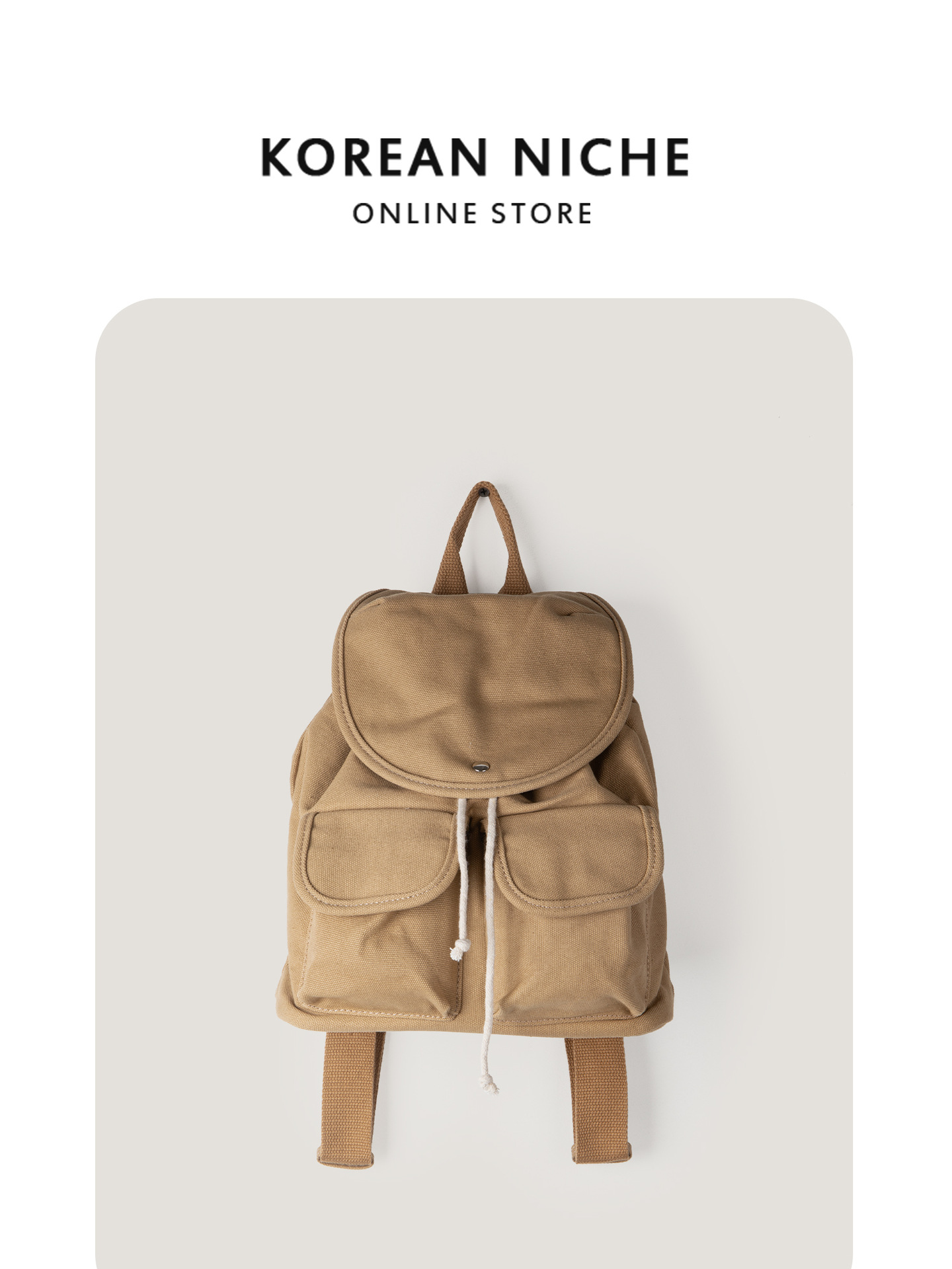 2025 New Style Women Versatile Commuting Canvas Bag Niche Design Simple Large Capacity Schoolbag For Students Backpack