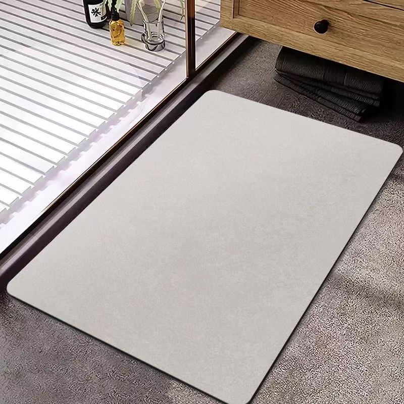 Fashionable diatomaceous mud bathroom mat absorbent mat non slip floor mat household bathroom mat extra thick Thick anti slip
