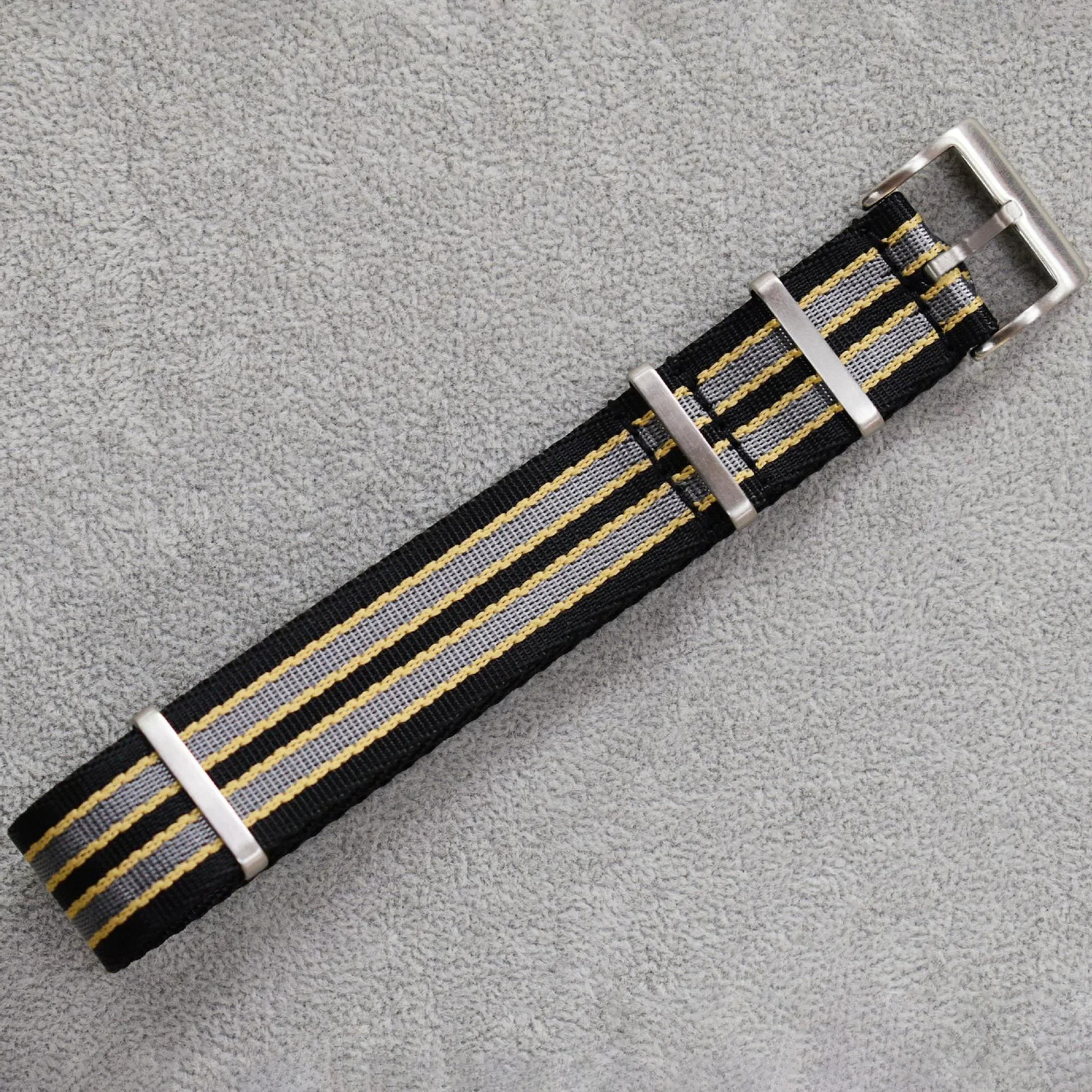 20mm Nylon Watch Strap for Omega 007 Replacement High Density Band Rolex Premium Soft Universal Sports 250915BJ - view 5