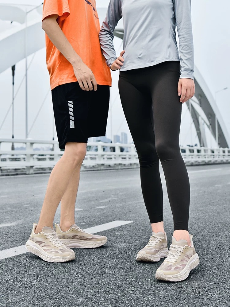 ONKE Women's Running Autumn New Mesh Breathable Couple Sports Soft Sole Shock Absorption Hollow Casual Shoes for Men