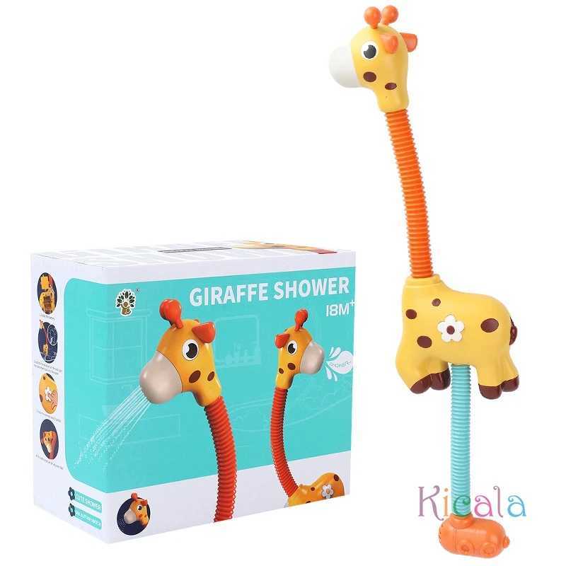 Giraffe Electric Water Sprinkler Toddler Bath Toys for Infants 360 Degree Rotating Kids Shower and Water Play Toy C250915