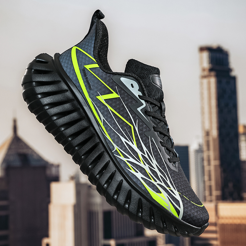 Men's & Women's Breathable Mesh Running Shoes for Spring/Summer - Cushioned Sneakers