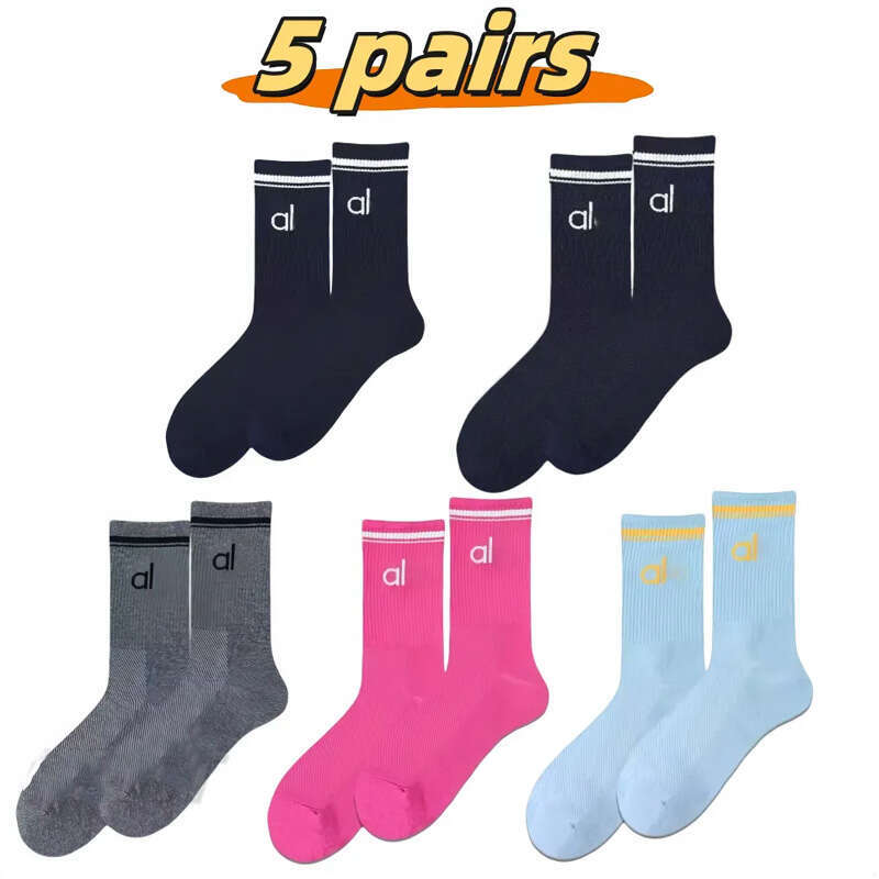 Lounge Socks Yoga Women Clothes Breathable Socks For Men And Women Daily Wear Sports Men Set Socks Alosetslysocks Casual Comfortable Outfit Aloness Stock