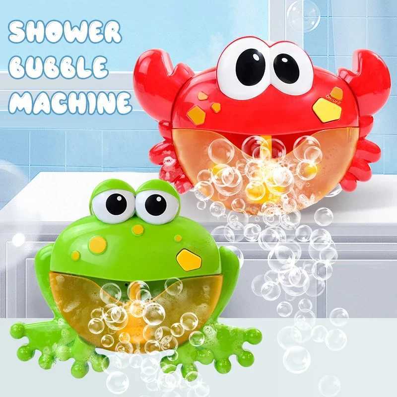 Creative Bubble Bath Toy for Kids Bubble Crab Frog Bubble Machine Bathroom Bathing Water Play Toys Bathtub Bubble Maker Toy Gift C250915