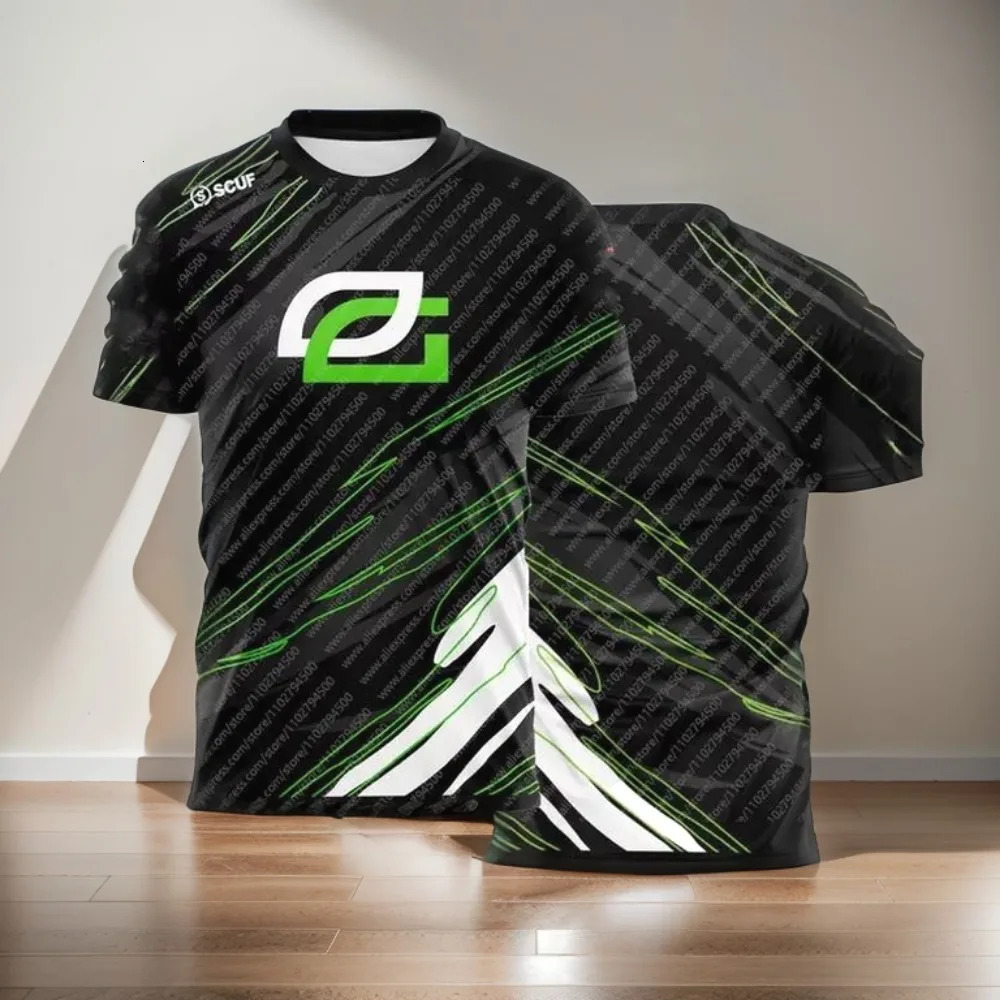 OpTic GAMING Jersey Texas Black Team Uniform Custom Adult Kids Summer Short Sleeve Tshirt For Esport Wear Fans 250915