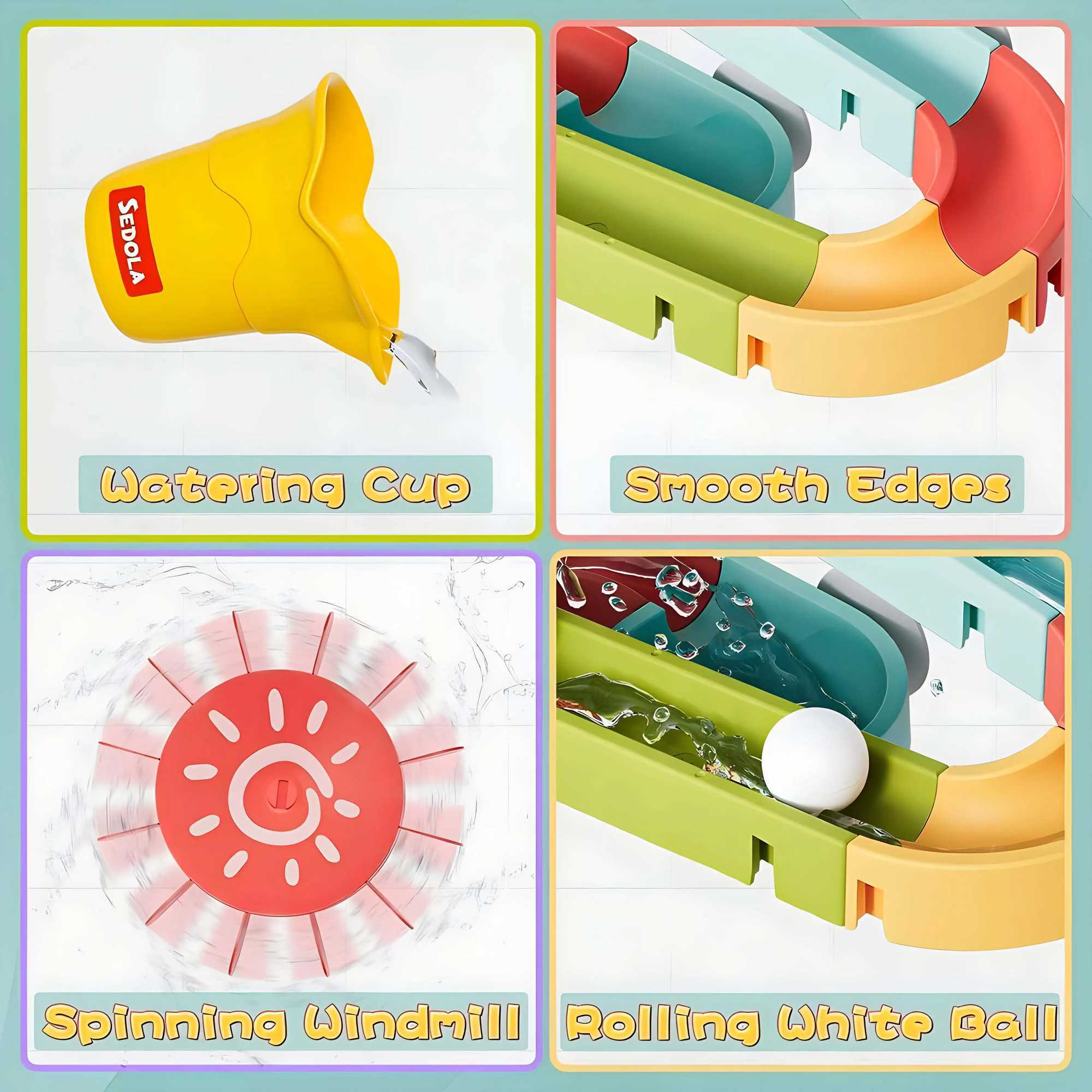 Dinosaur Bathtub Toy DIY Wall Track Building Sets Tub Water Activity Sensory Bath For Toddlers Babies Preschool Shower Gift C250915