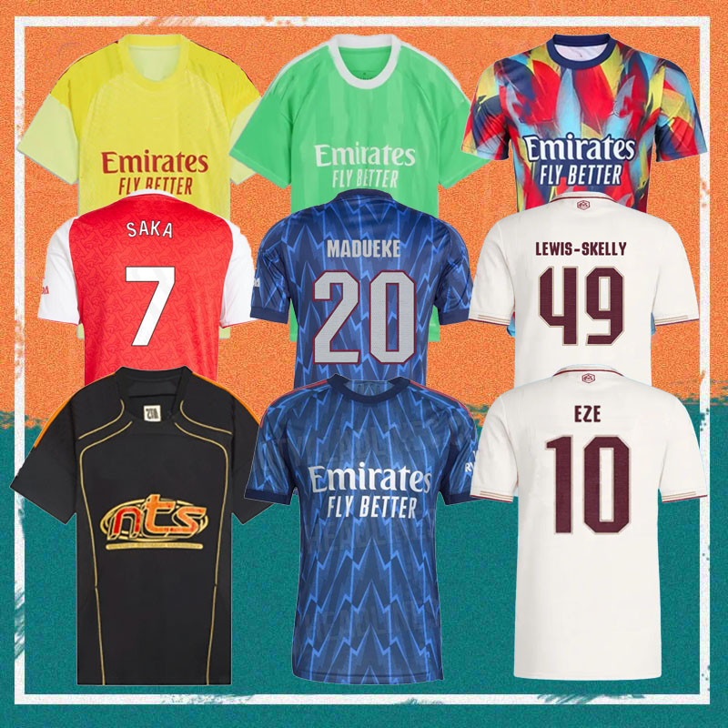25 26 EZE G.JESUS HAVERTZ LEWIS-SKELLY Soccer jerseys 2025 MADUEKE NWANERI TROSSARD RICE GYOKERES Shirt ODEGAARD SAKA MARTINELLI CALAFIORI Football Arsen kids kit