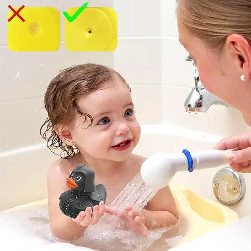 Black Rubber Duck Funny Mini Ducks Kids Bath Toys Halloween Ducks Bath Tub Pool Toys for Birthday Showers Supplies C250915