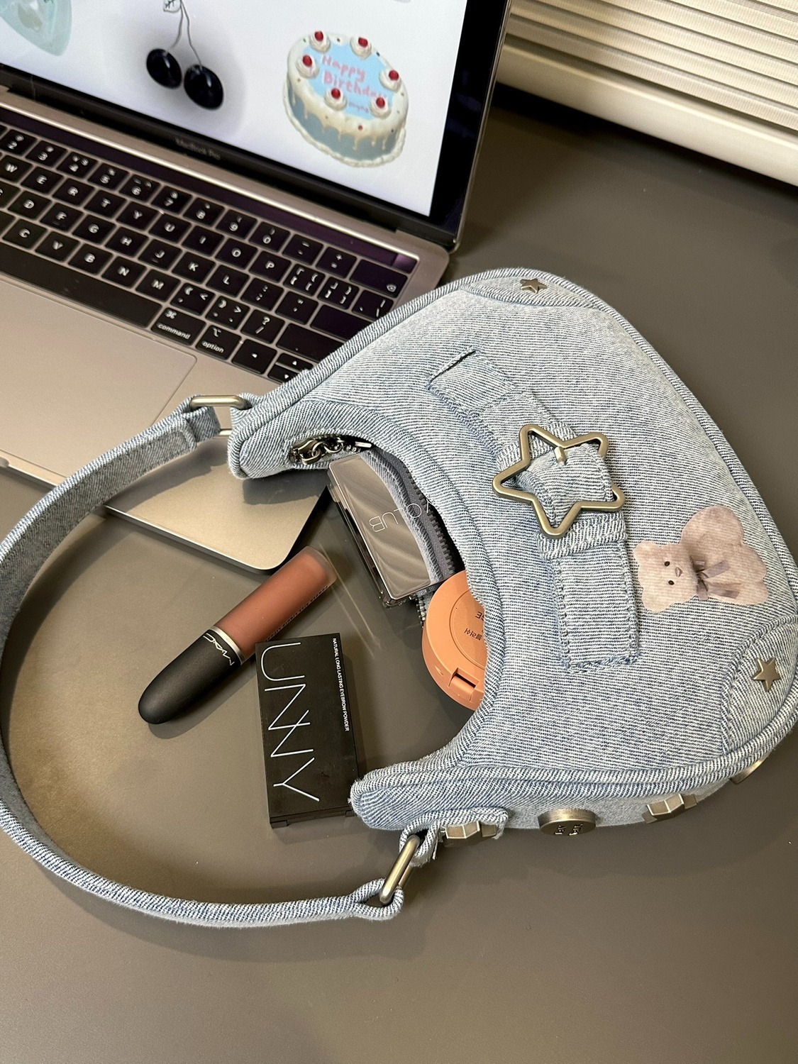 French retro style women s shoulder bag new handbag armpit bag autumn new designer bag pentagram design decoration popular women s commuting bag