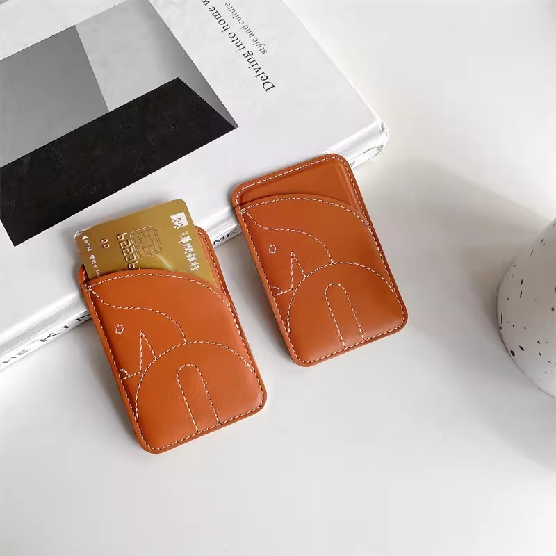 stampup Mage Safe, Leather Holder Magnetic Phone Case NFC Accessories, ID Card Storage Bag