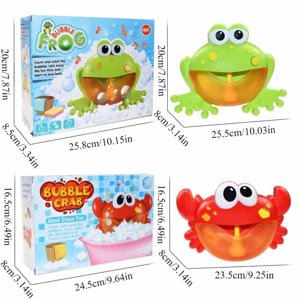 Bubble Crab Baby Bath Toys Funny Kids Bath Bubble Machine Kids Bathroom Bath Toys Pool Swimming Tank Soap Machine for Baby Gift C250915