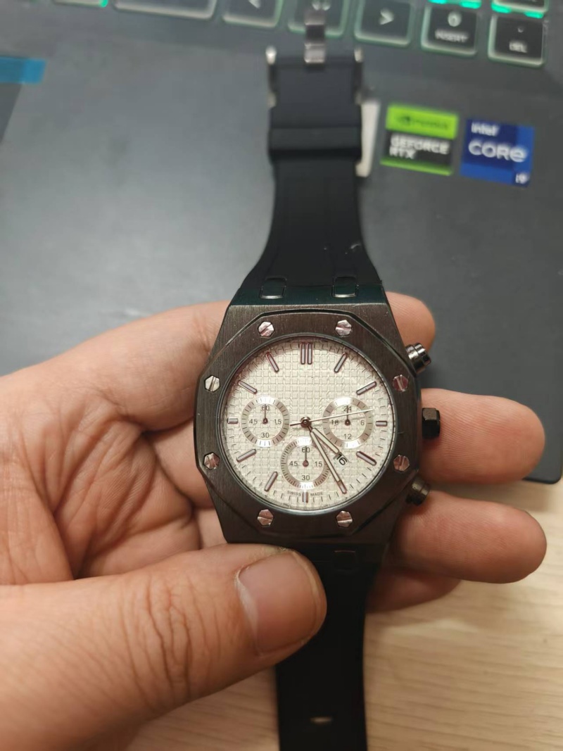 Aude WristWatches for 2025 New Mens Watches Three needles Quartz Watch High quality Top Luxury Brand designer clock Rubber Belt fashion Montre de luxe Elegance