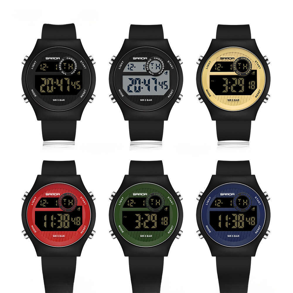 DHwatches New Single Movement Electronic Watch Multi-Functional Men and Women fashion Outdoor Sports Waterproof Wristwatch