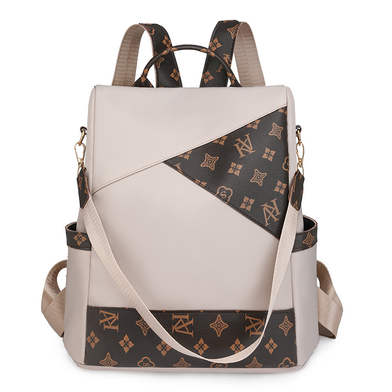 Casual Patchwork Versatile Backpack Trendy and Bestselling Printed Rucksack Spacious and Portable Travel and Commute New Design Free Shipping