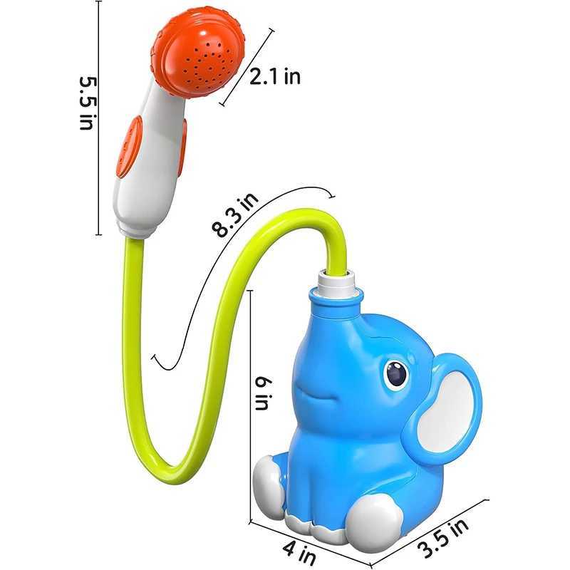 Baby Bath Shower Head Toys for Kids Ages 24 Bath Toys for Infants with Elephant Water Pump for Kids 35 Kids Bath Toys C250915