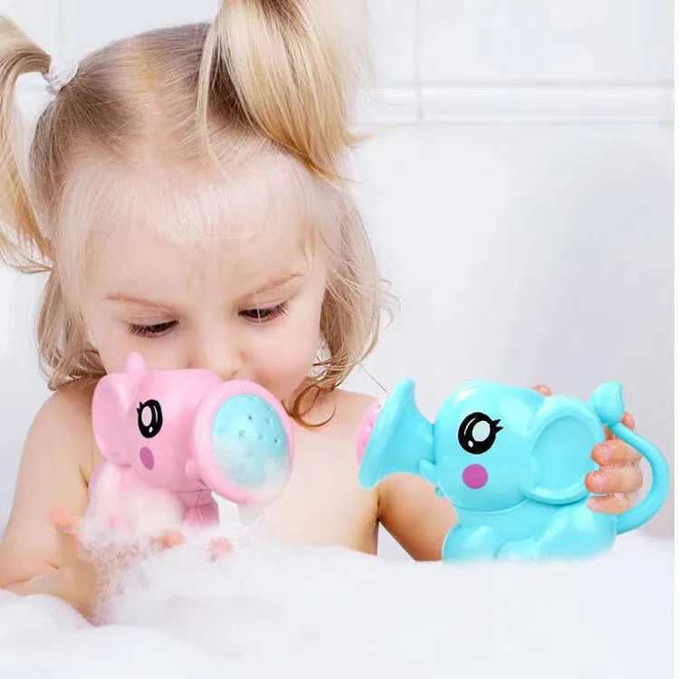 Baby Bath Toys Lovely Plastic Elephant Shape Water Spray for Baby Shower Swimming Toys Kids Gift Baby Kids Toy C250915