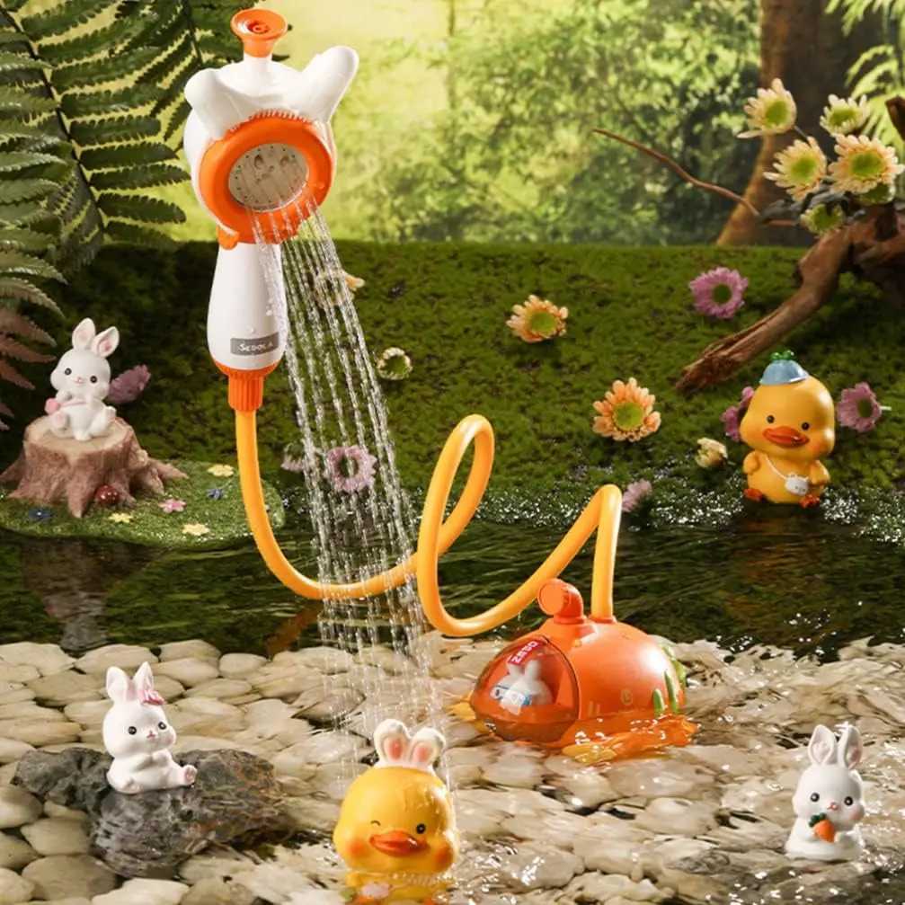 Baby Bath Toys for Kids Electric Submarine Shower Sucker Baby Toys Spray Water Toys Bathtub Toys Sprinkler Baby Shower C250915