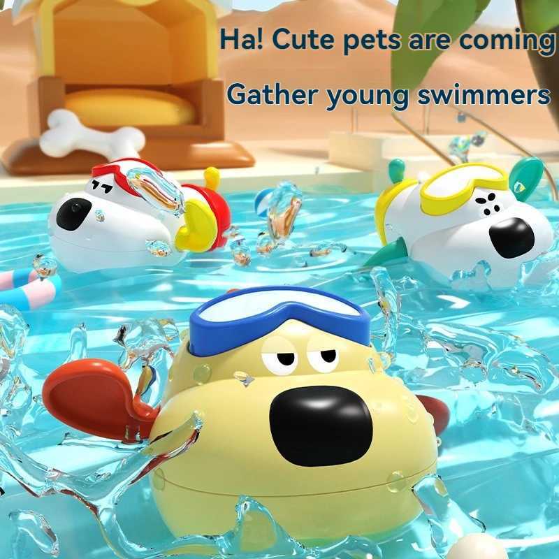 New childrens water toys water play bath toys puppy spring bath toys cartoon bath toys essential for babies C250915