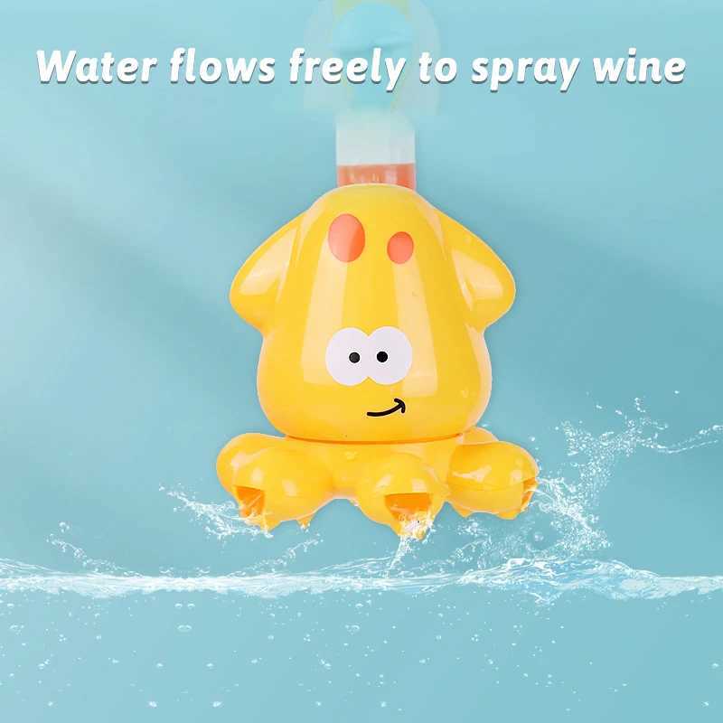 Baby Bath Toy Children DIY Suction Cup Building Water Slide Marine Animals Dinosaur Egg Shower Interaction Games Play Water Toys C250915