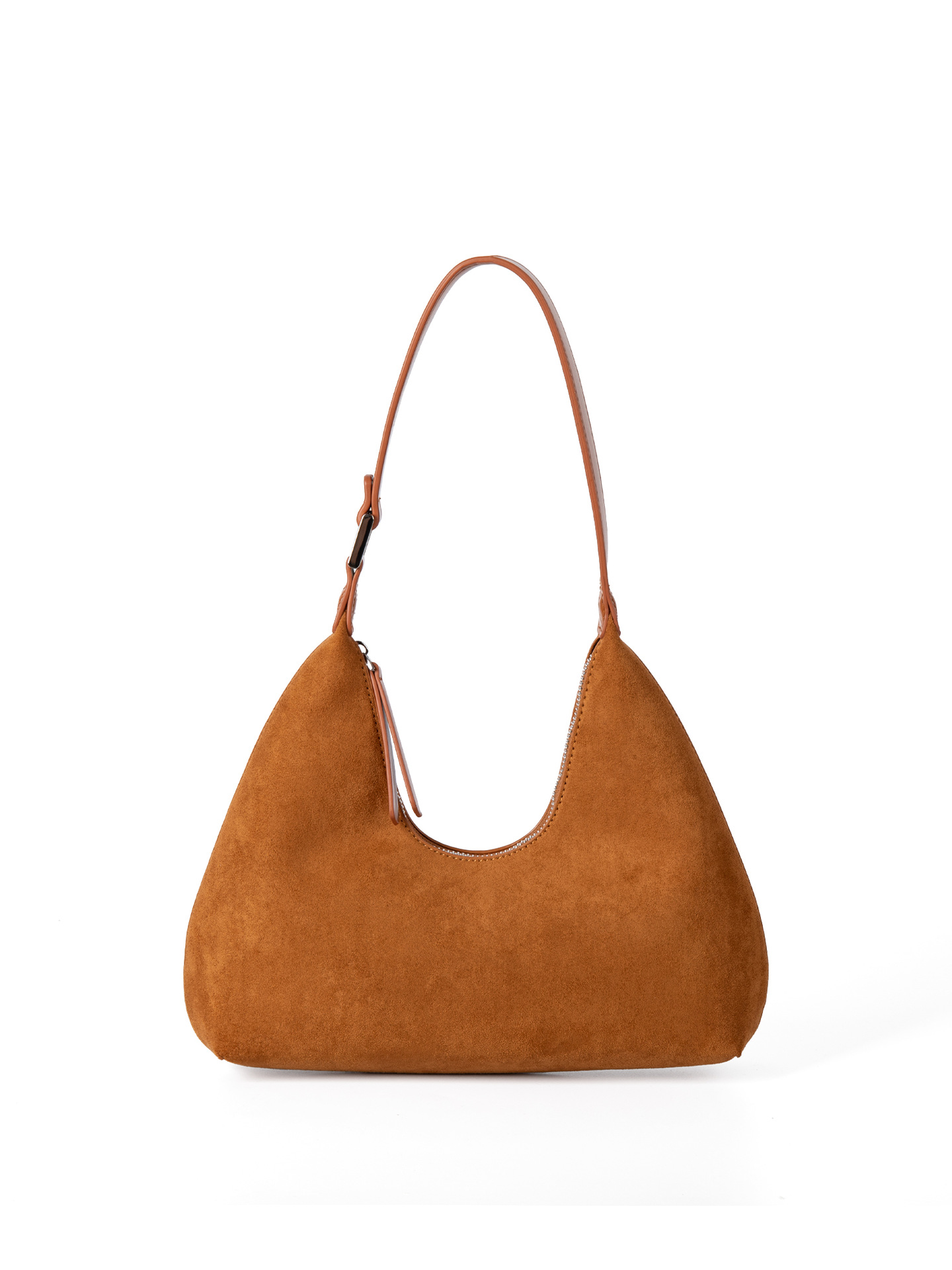 High-End Niche Design Suede Underarm For Women Korean-Style New Model Trendy Versatile Retro Handbag And Shoulder Bag