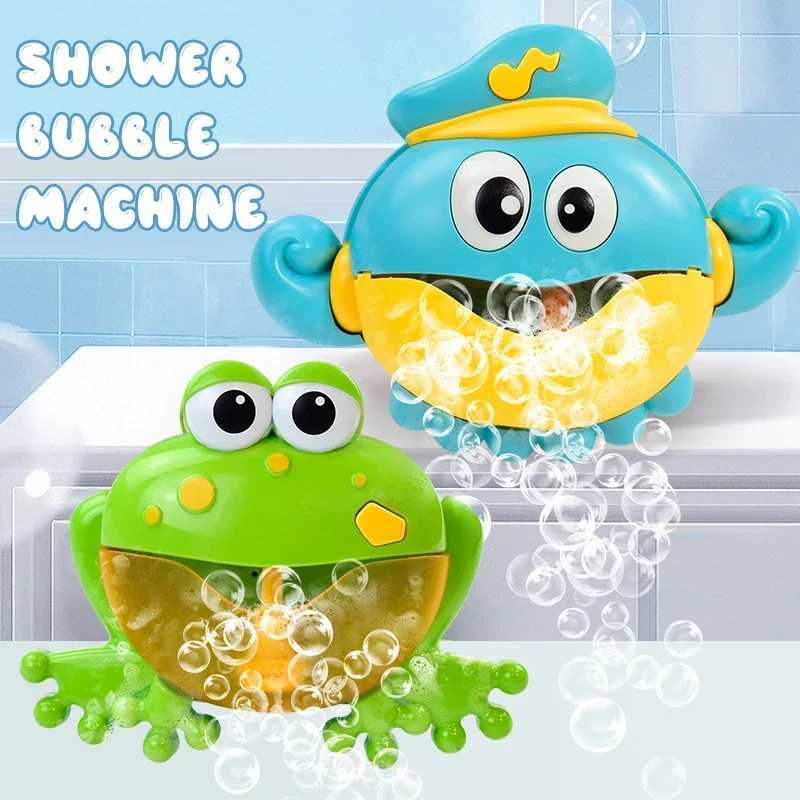 Creative Bubble Bath Toy for Kids Bubble Crab Frog Bubble Machine Bathroom Bathing Water Play Toys Bathtub Bubble Maker Toy Gift C250915