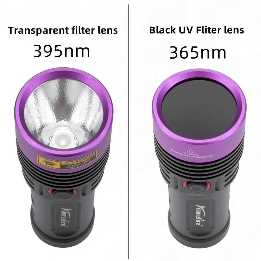 Alonefire SV53 20W 365nm High power UV Flashlight Ultraviolet Blacklight Detector Money Pet Urine Dry Stains Bed Bug Scorpions C250915