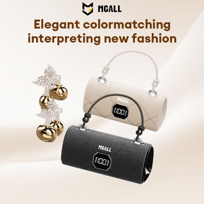 MGALL Bluetooth Earphones Stylish Luxury Handbag Design Featuring Butterfly-Shaped Earrings Wireless Bluetooth Clip-On Headset X22 HD Call Earbuds