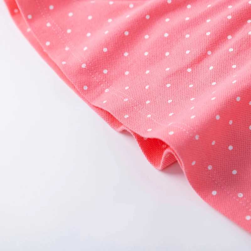 Little maven Summer Girls Clothes Strawberry Appliques Lovely Kids Girls Causal Polo Dresses for Girls TurnDown Collar Dress C250916