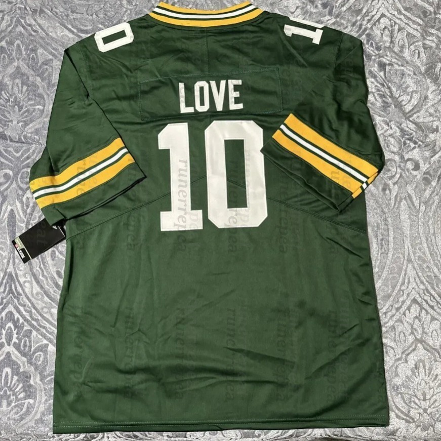 1 PARSONS Football Jersey Love Jersey Golden Willis Brooks Jacobs Doubs Heath Melton Jerseys Any Name Number0