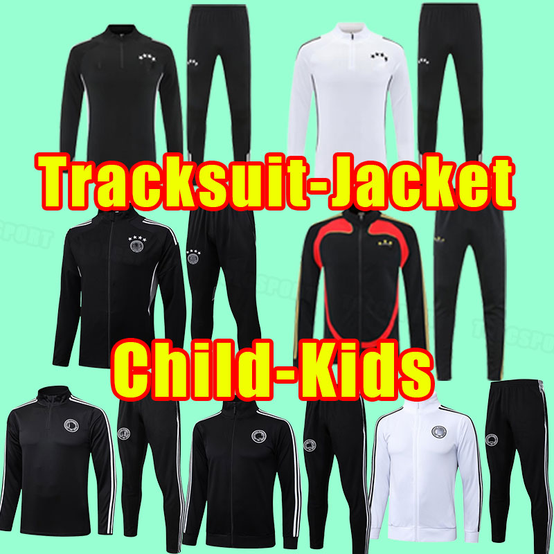 kids HUMMELS Soccer tracksuits Germany KROOS WERNER MULLER set Football shirt GOTZE SANEA KHEDIRA REUS German 25 26 Full Kit Long Sleeve tracksuit pants jacket set