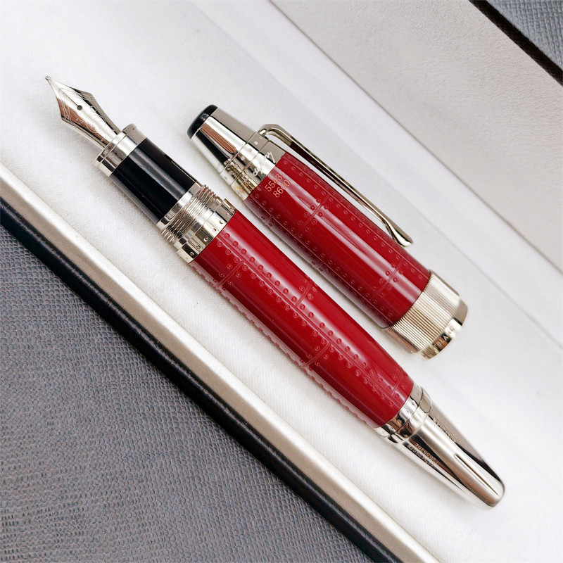 Famous Character Series Limited Edition Saint-Exupery Writing Ink Pens Blue Black Red Resin Fountain Pen Luxury Office Stationery Gift