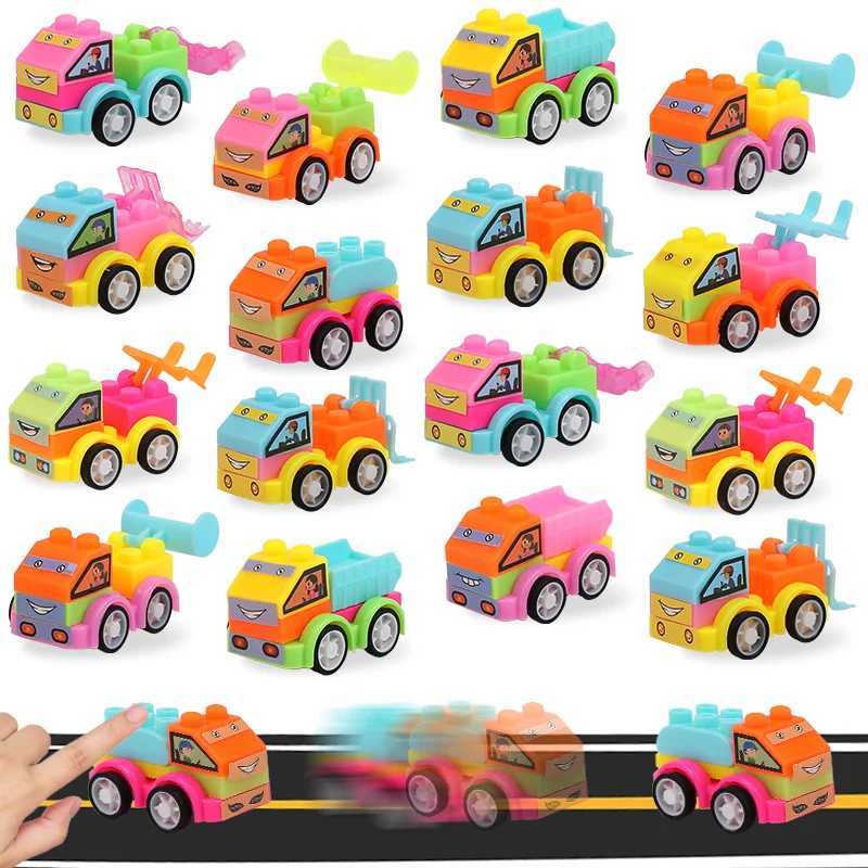 1224Pcs DIY Puzzle Building Block Car Construction Vehicle Toys Kids Birthday Party Favors Goodie Pinata Fillers Christmas Gift C250916