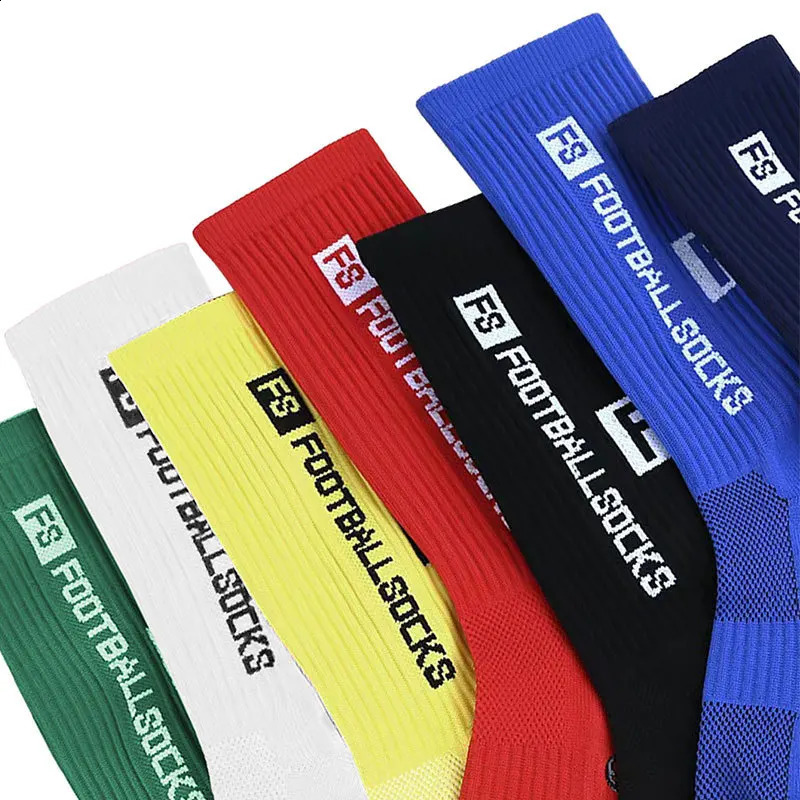 3 Pairs FS Nonslip Football Socks Men Women Sports AntiSlip Soccer Stockings Silicone Bottom Breathable Outdoor 250916