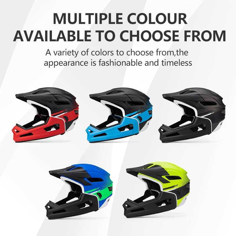 Eastinear High Quality Mountain OffRoad Bike Helmet 2in1 Full Face Detachable Outdoor Adult Men and Women MTB Cycling Helmet J250916