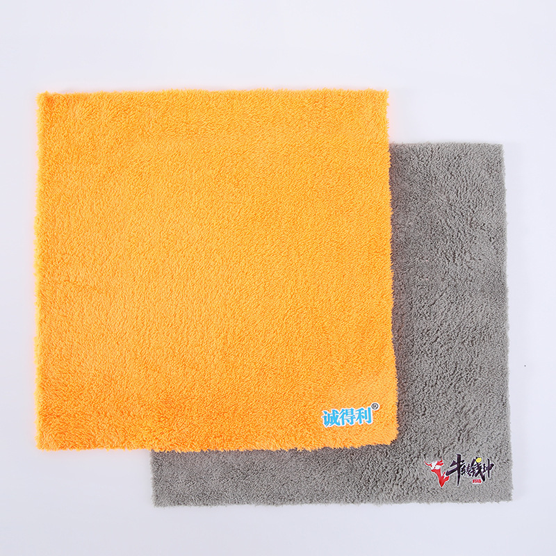 Chengdelipu Double-Sided Coral Fleece Towel Soft Absorbent for Car Washing and Office Cleaning