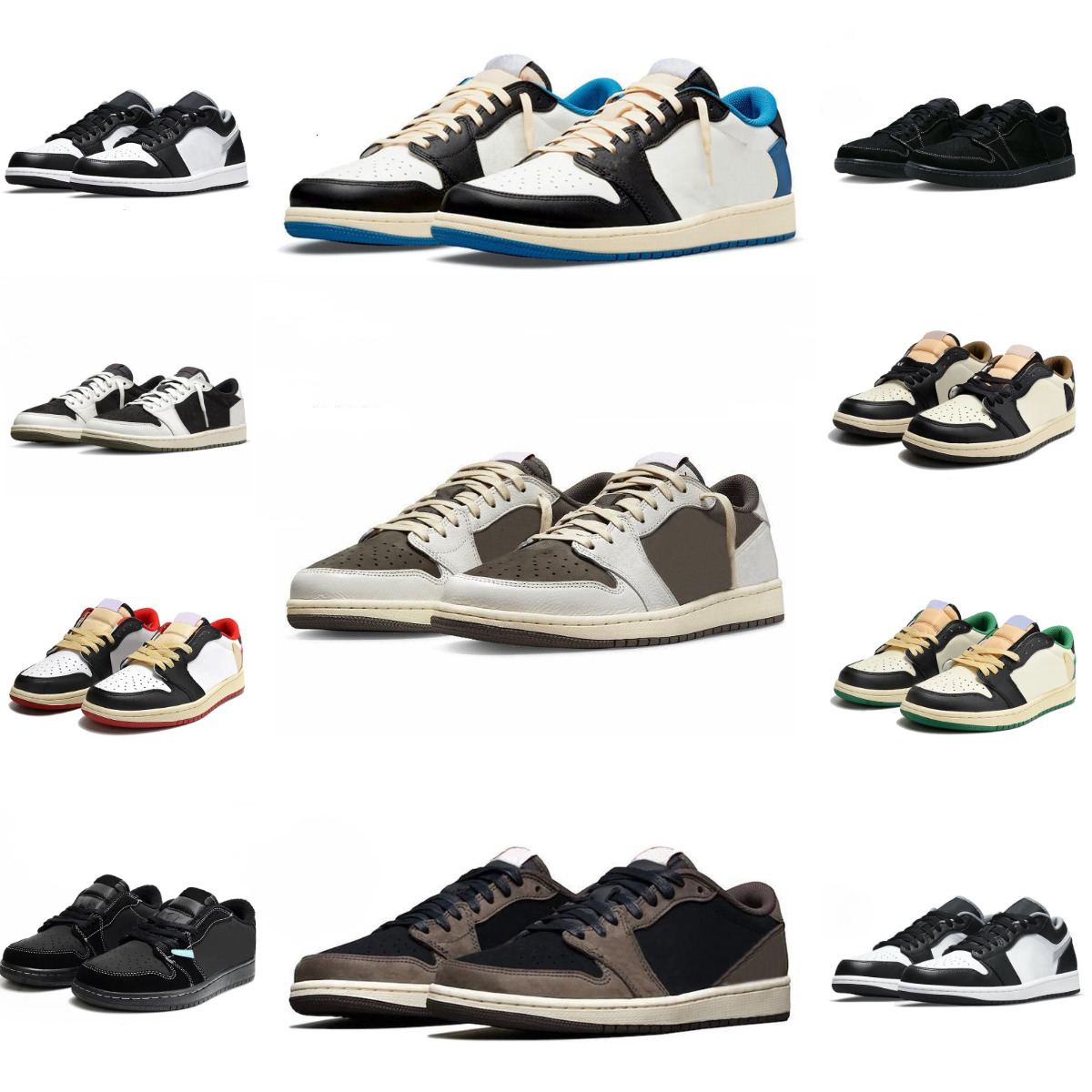 J1 TS Low Sports Basketball Shoes Trainers Men 1 1S Reverse Mocha Big UNC Jack Dark Canary Sail Medium Olive Neutral Black Phantoms White Women Outdoor Tennis Sneakers