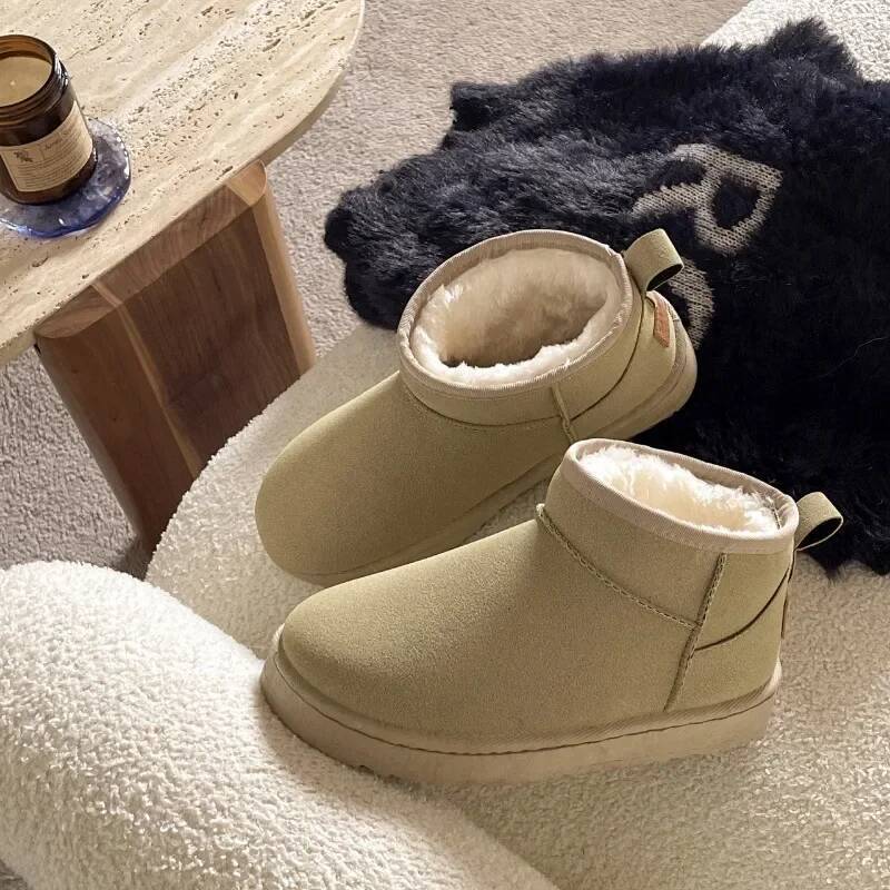 New 2024 Women Winter Ultra Mini Boot Designer Australian Platform for Leather Warm Ankle Fur Booties Boots ddmypanda