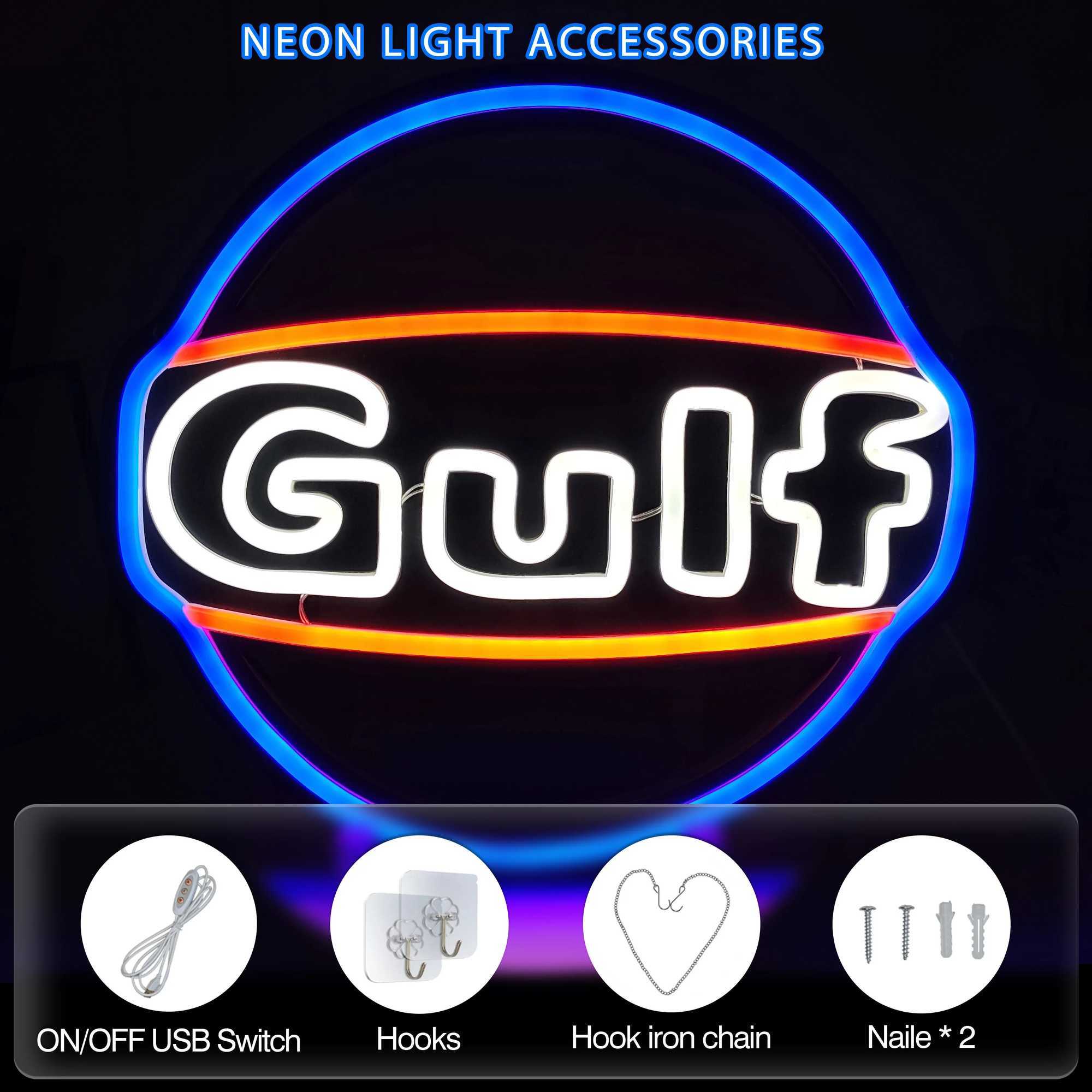 1 piece of GUIF garage decoration neon sign car repair shop wall art lubricant shop or gas station LED repair sign Y250916